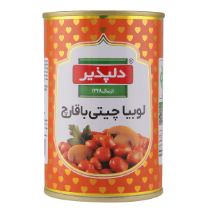 کنسرو لوبیا چیتی با قارچ